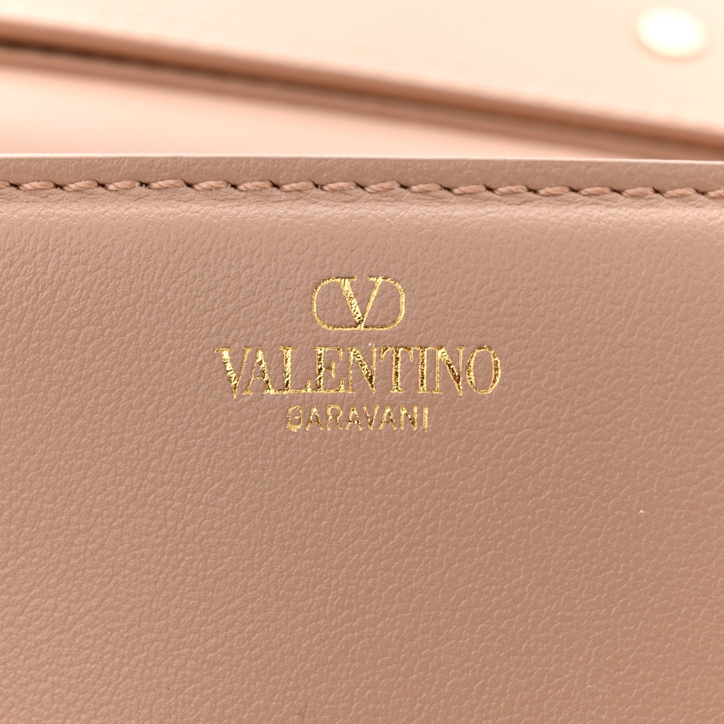 Calfskin Enamel Vlogo Small Loco Shoulder Bag Rose Cannelle
