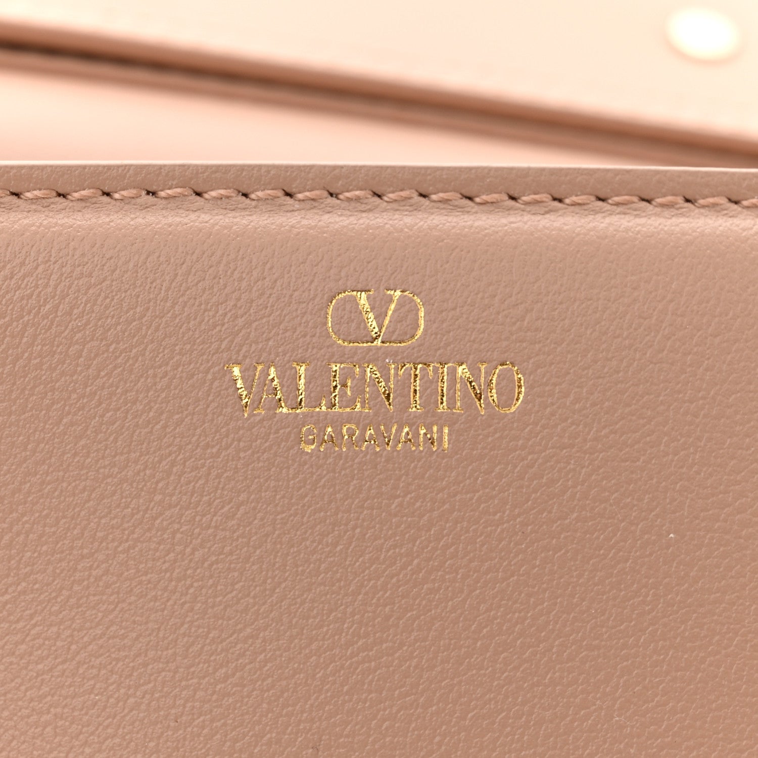 Valentino Garavani Calfskin Enamel Vlogo Small Loco Shoulder Bag Rose Cannelle 6 of 10