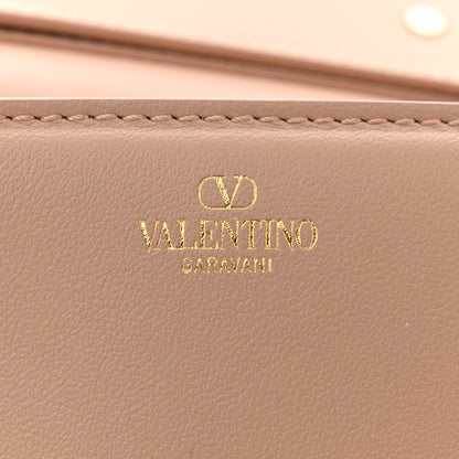 Valentino Garavani Calfskin Enamel Vlogo Small Loco Shoulder Bag Rose Cannelle 6 of 10