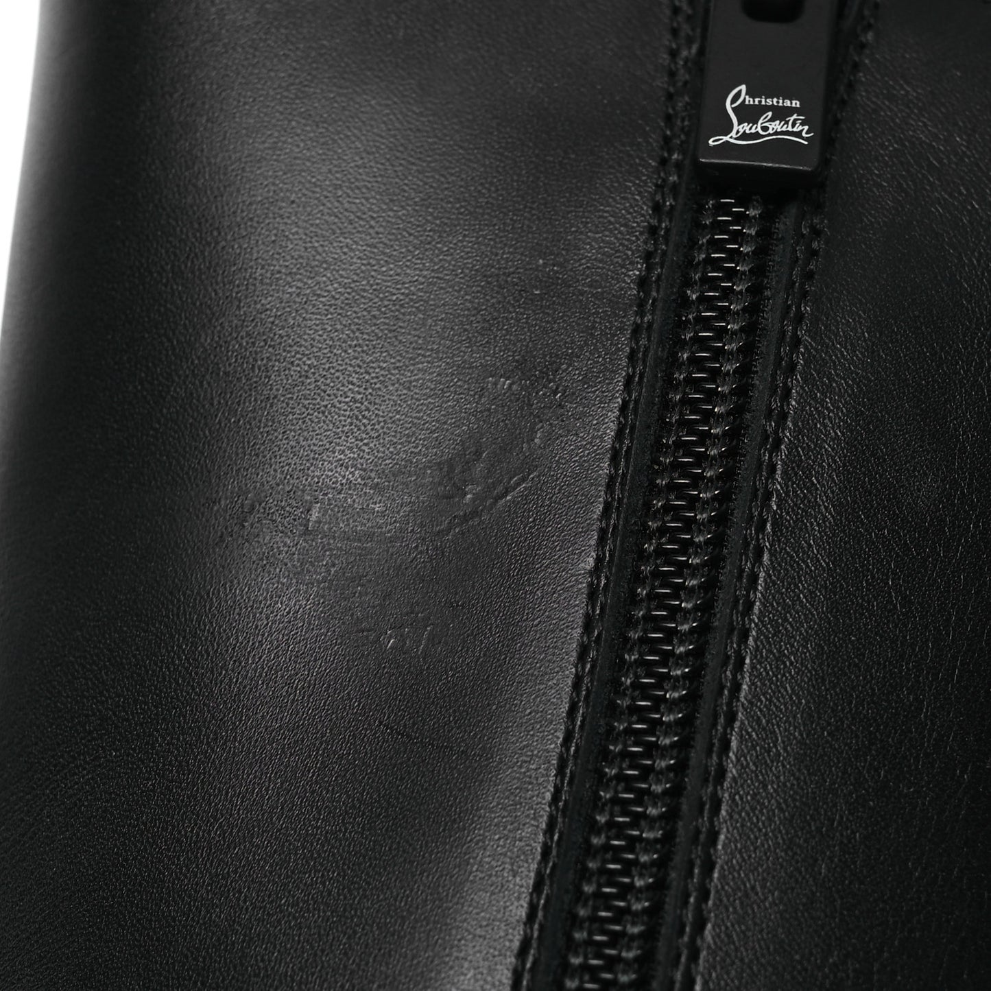 Calfskin Dolly Alta Booty 160 Ankle Boots 40 Black
