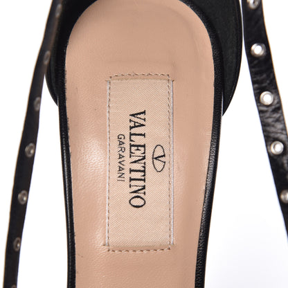 Valentino Garavani Nappa Love Latch Ankle Wrap 100mm Pumps 35.5 Black 6 of 9