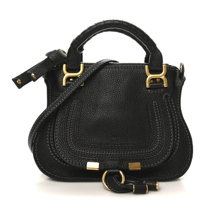 Chloe Calfskin Mini Marcie Satchel Black 1 of 9