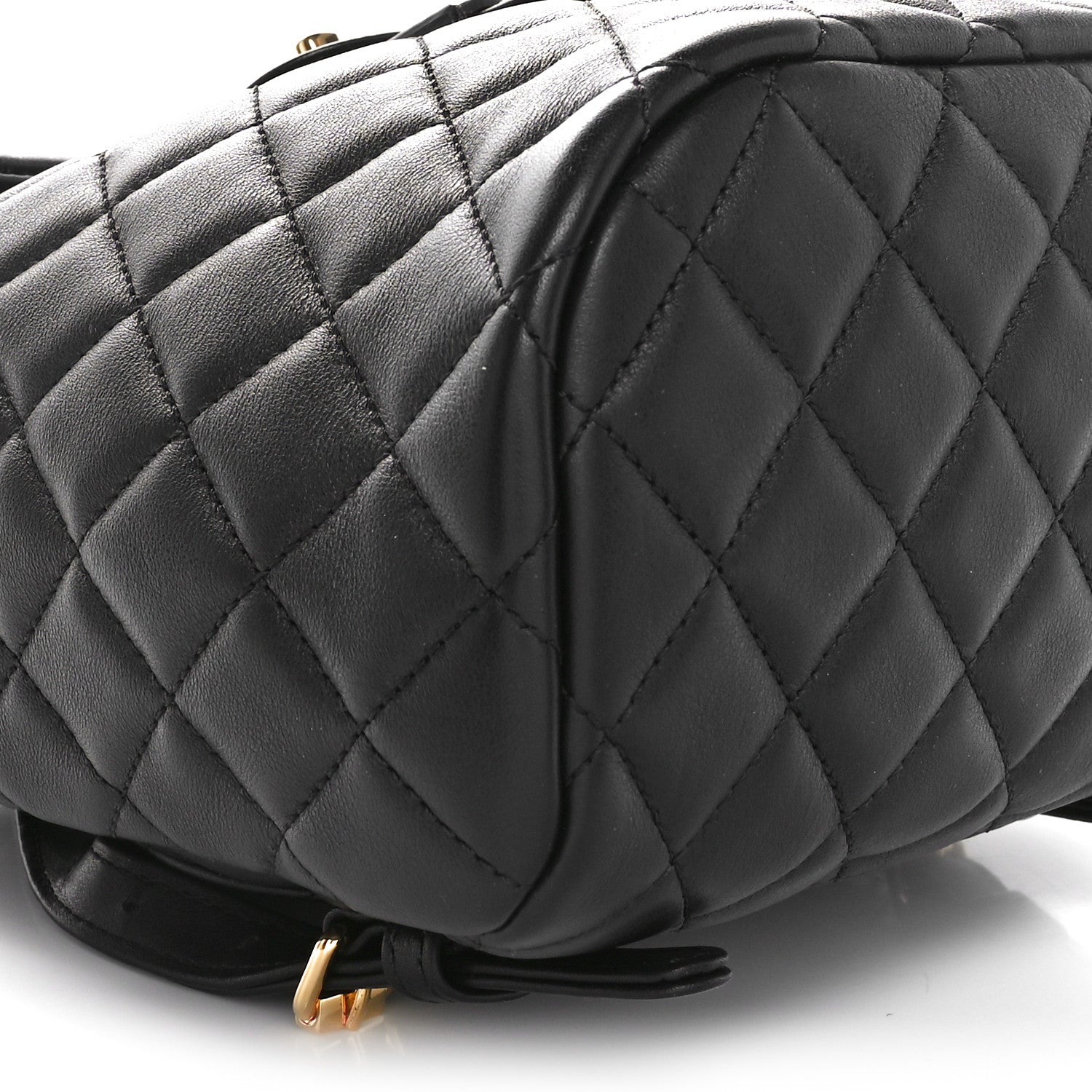 Chanel Calfskin Quilted Mini Urban Spirit Backpack Black 9 of 11