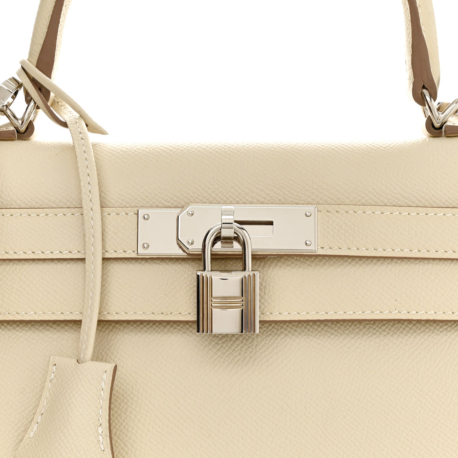 Hermes Epsom Kelly Sellier 28 Craie 8 of 12