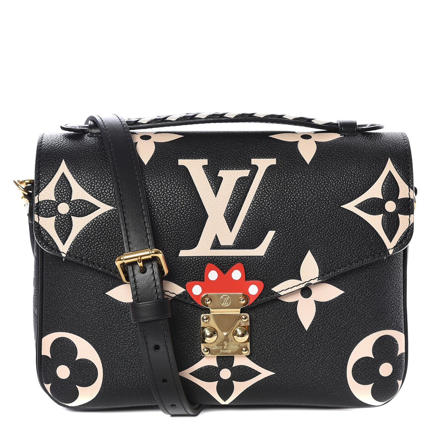 Empreinte Monogram Giant Crafty Pochette Metis Black Creme