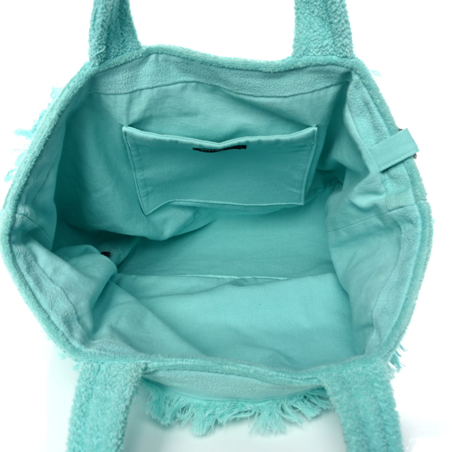 Terry Cotton CC Beach Tote Turquoise