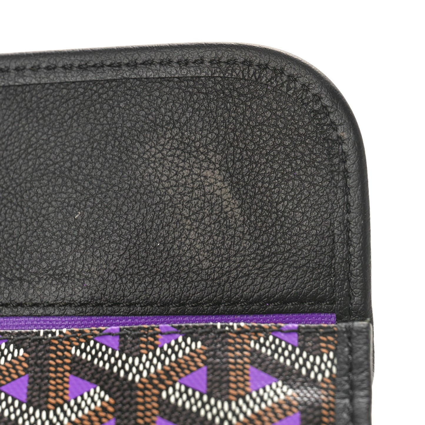 Goyardine Saint Louis Claire Voie PM Black Violet