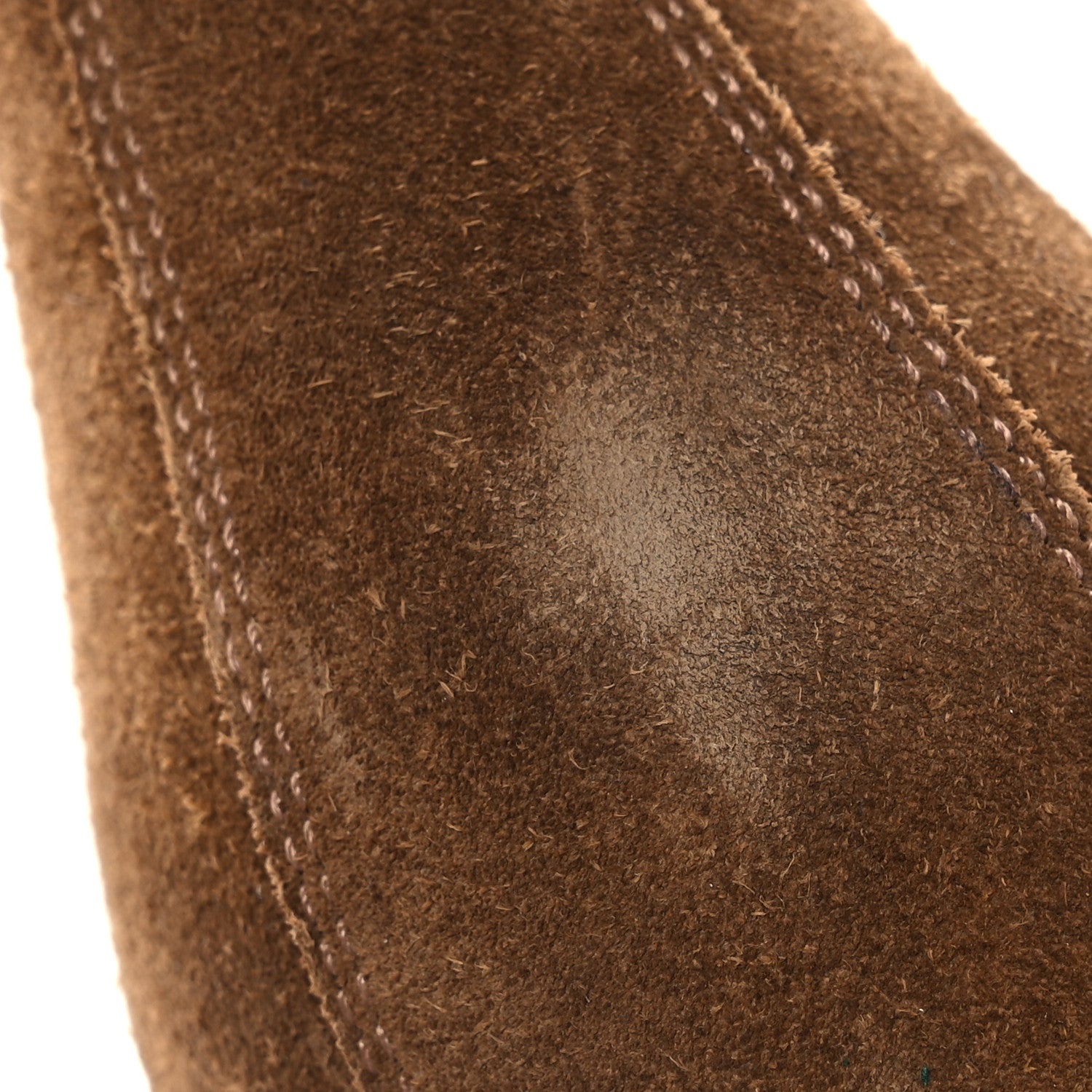 Hermes Suede Womens Vegas Ankle Boot 40 Brun Fume 14 of 16