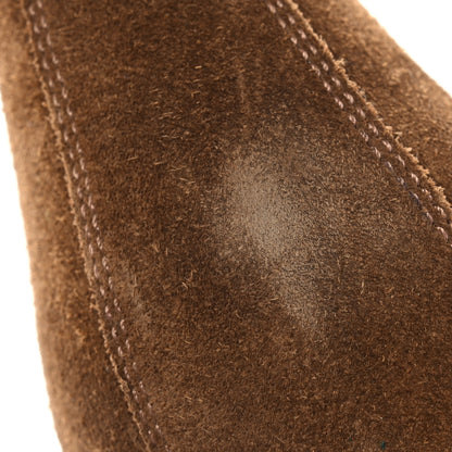 Hermes Suede Womens Vegas Ankle Boot 40 Brun Fume 14 of 16