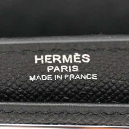 Hermes Epsom Kelly Depeches 25 Pouch Black 6 of 11
