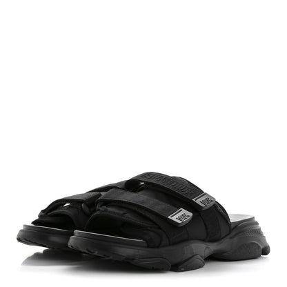 Christian Dior Technical Fabric Camouflage D-Wander Slide Sandals 40 Black 4 of 11