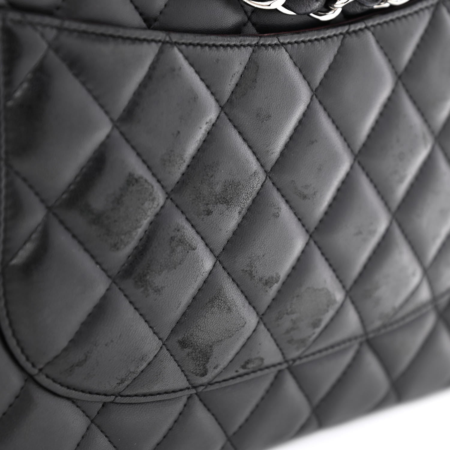 Chanel Lambskin Quilted Jumbo Double Flap Black 12 of 17