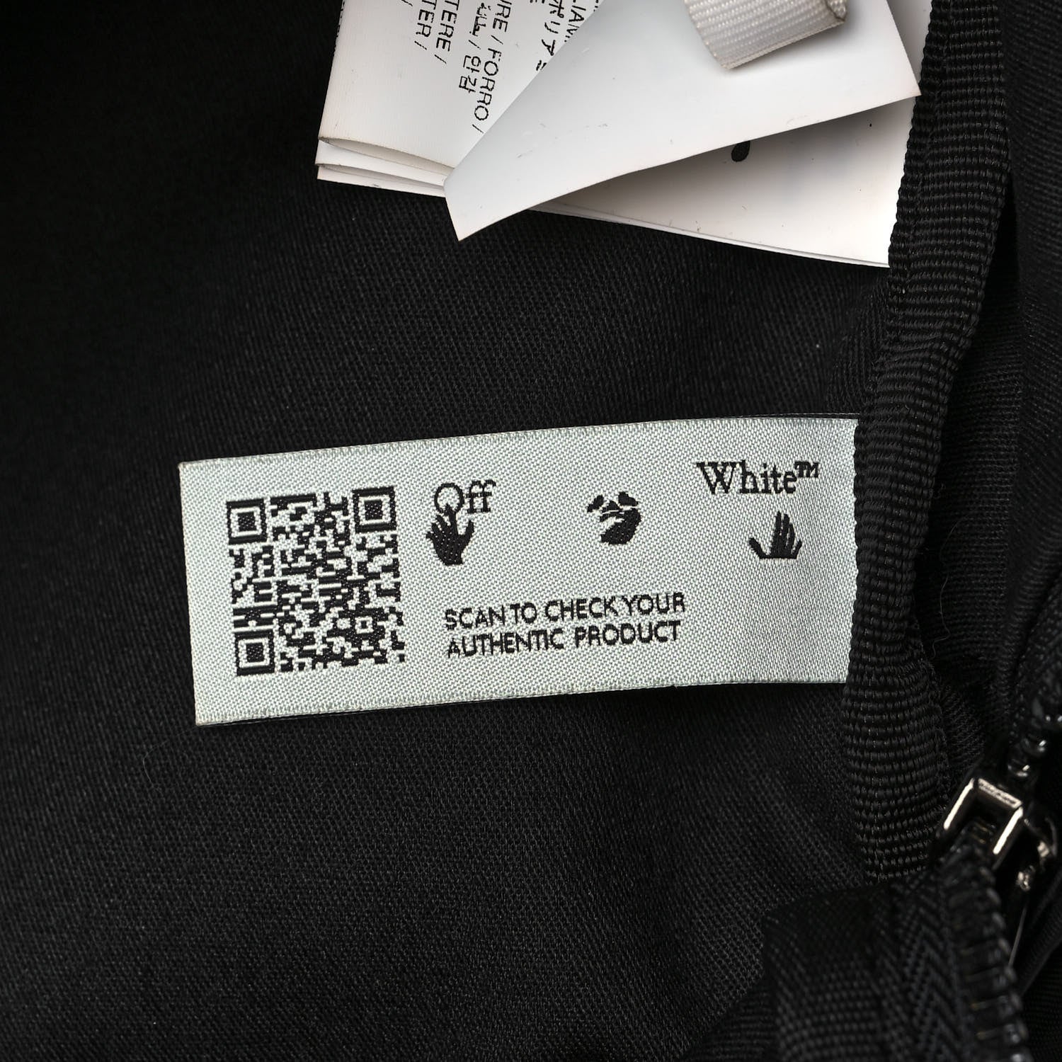 Off-White Nylon Mini Icon Backpack Black 7 of 13