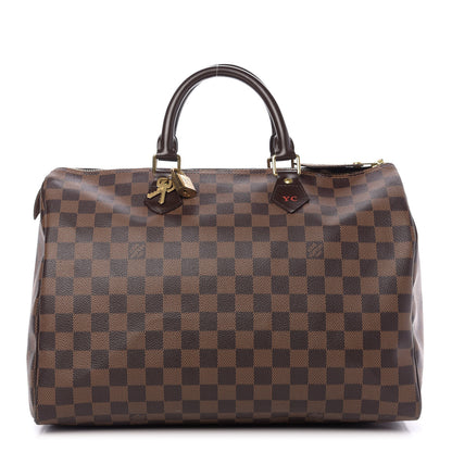 Louis Vuitton Damier Ebene Speedy 35 1 of 10