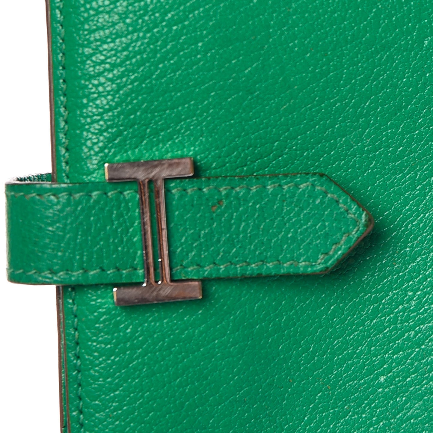 Chevre Mysore Bearn Gusset Wallet Menthe