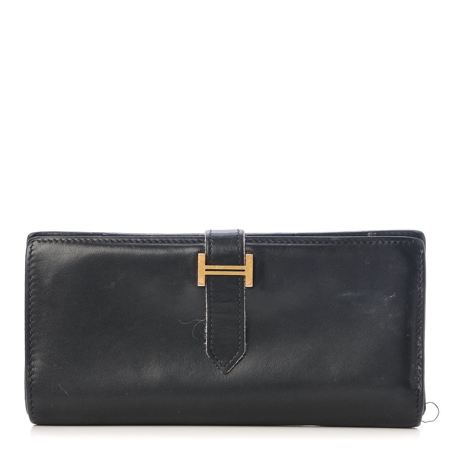 Hermes Box Bearn Wallet Black 1 of 11