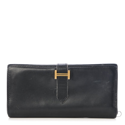 Hermes Box Bearn Wallet Black 1 of 11