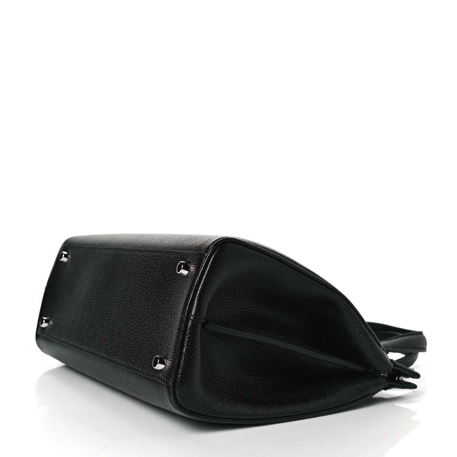 Gucci Grainy Calfskin Small Zumi Top Handle Bag Black 4 of 6