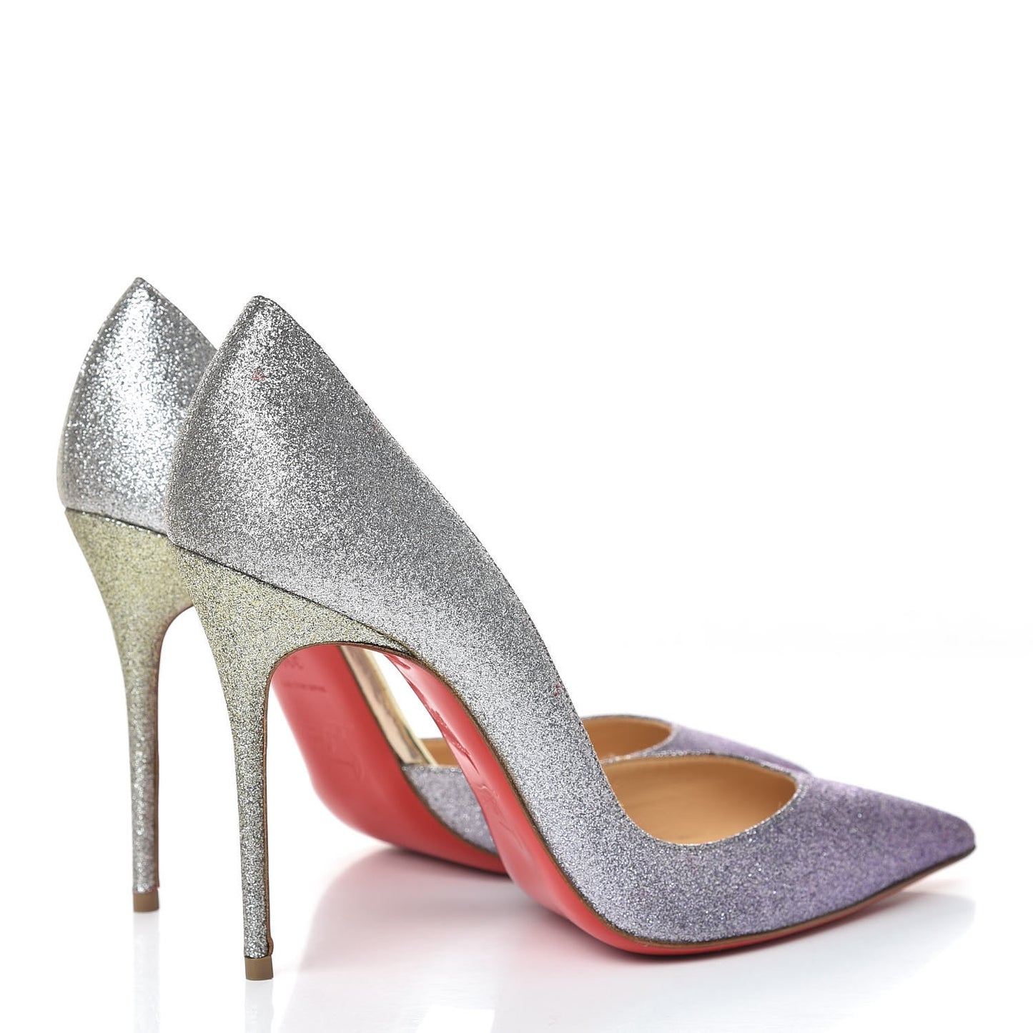 Mini Glitter Degrade Specchio Iriza 100 Pumps 39.5 Drage Light Gold