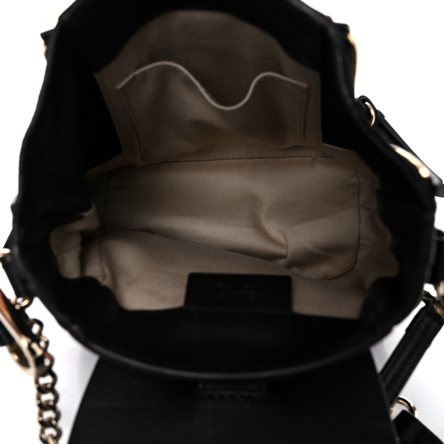 Chloe Suede Calfskin Mini Faye Backpack Black 5 of 17