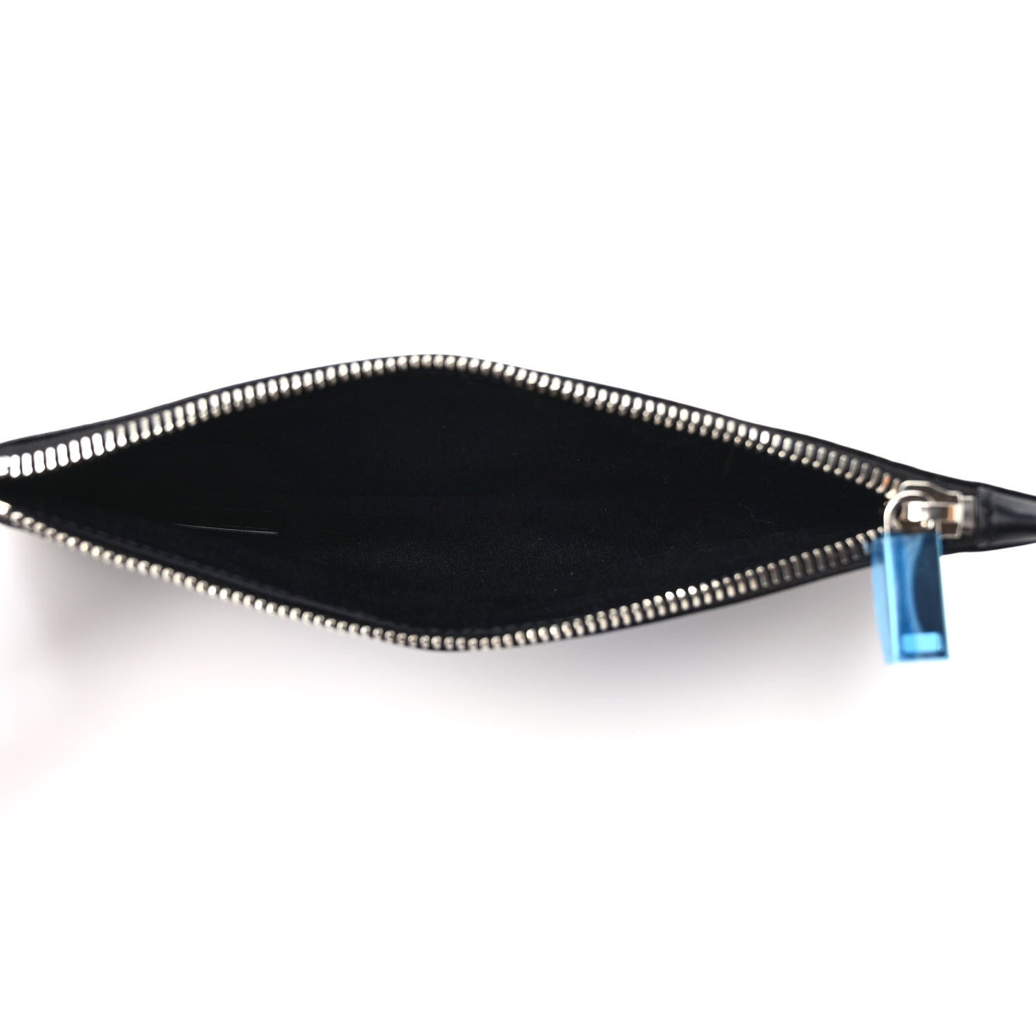 Saint Laurent Coated Canvas Zip Pouch Black 5 of 7