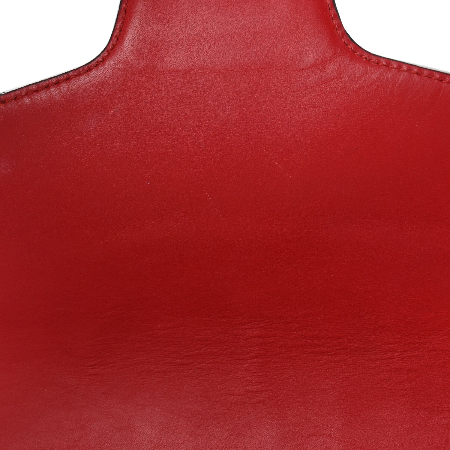 Gucci Calfskin Medium Lady Web Shoulder Bag New Rosette Hibiscus Red 11 of 14