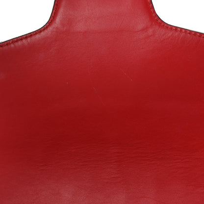 Gucci Calfskin Medium Lady Web Shoulder Bag New Rosette Hibiscus Red 11 of 14