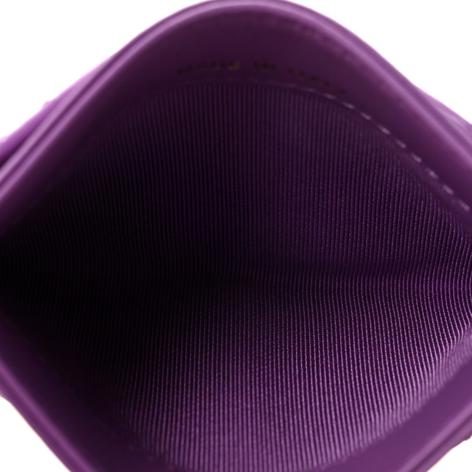 Chanel Patent Quilted Card Holder Purple 5 of 9