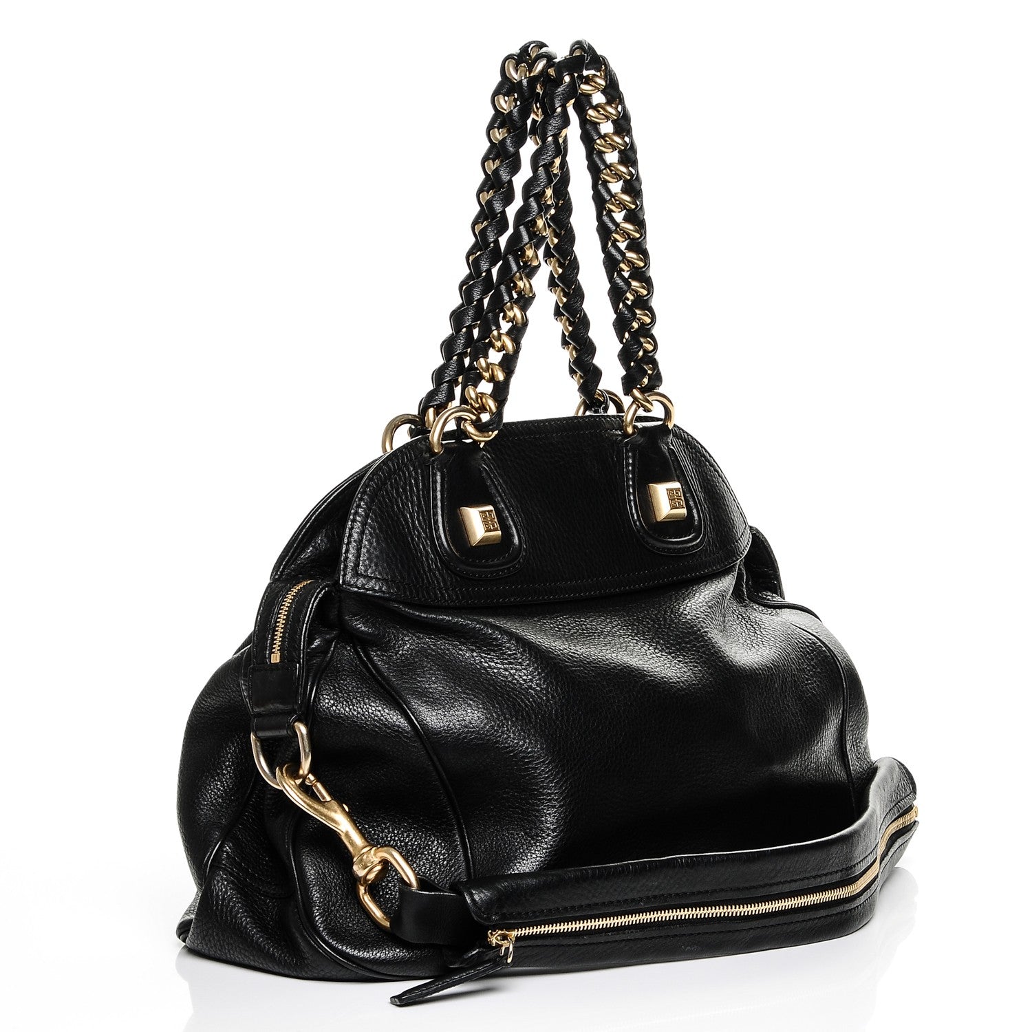 Givenchy Calfskin Large Chain Wrap Nightingale Black 4 of 7