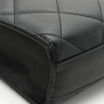 Chanel Caviar Quilted Carry Me Top Handle Flap Black 14 of 14