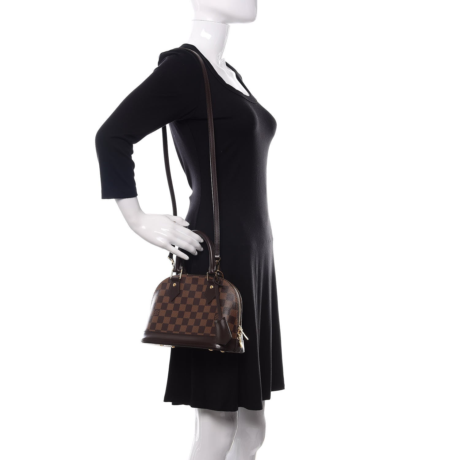 Louis Vuitton Damier Ebene Alma BB 2 of 11