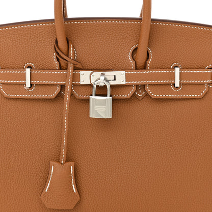 Hermes Togo Birkin 25 Gold 8 of 11