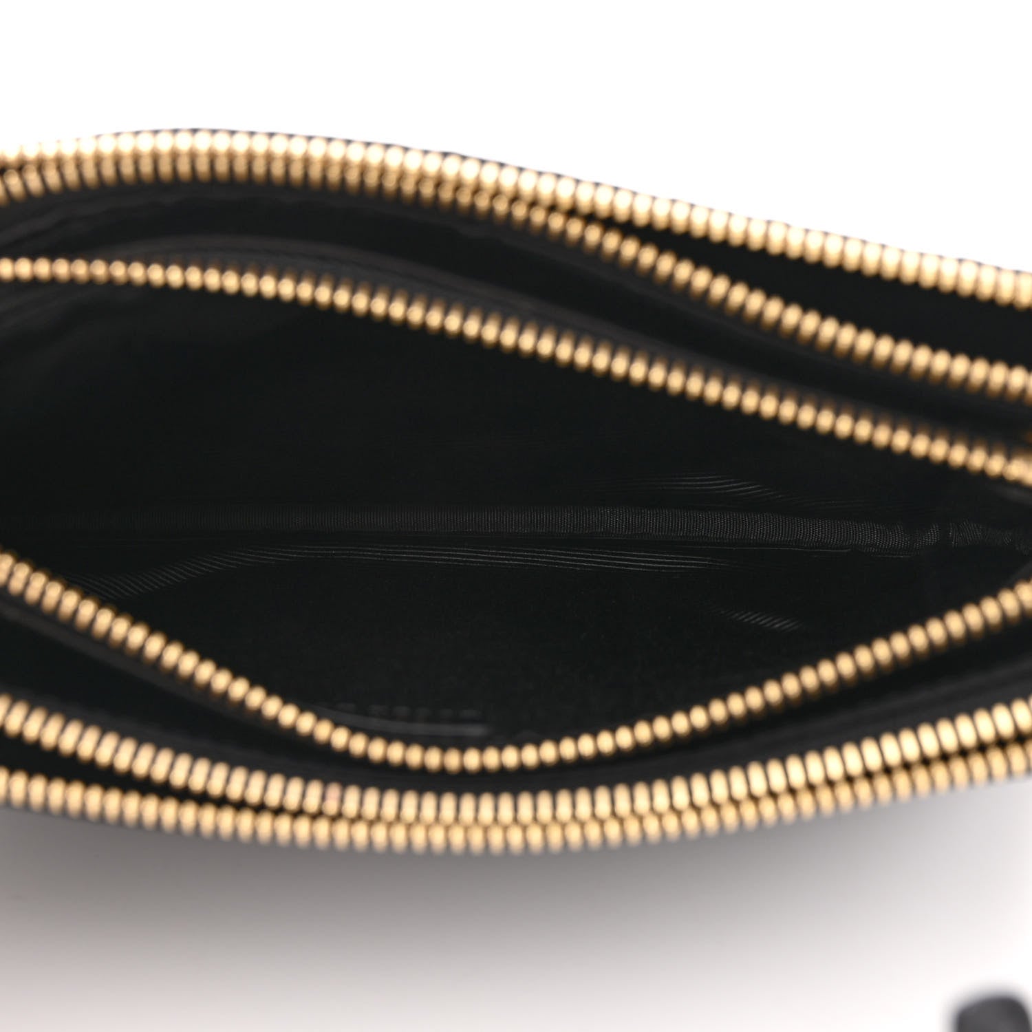 Celine Sequin Small Trio Crossbody Bag Black 6 of 12