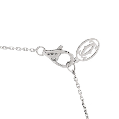 Cartier 18K White Gold Diamond XS D'Amour Pendant Necklace 5 of 5