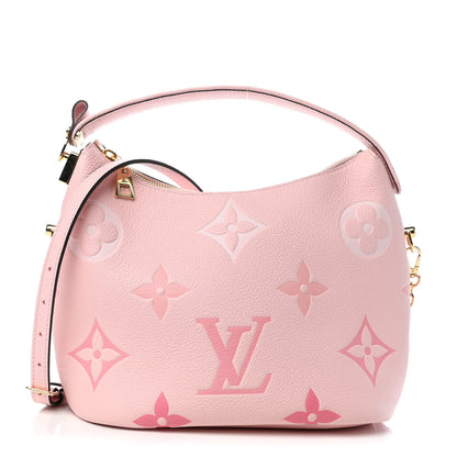 Louis Vuitton Empreinte Monogram Giant By The Pool Marshmallow Hobo PM Bouton De Rose 1 of 8
