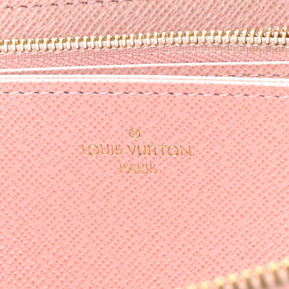 Louis Vuitton Damier Azur Zippy Wallet Rose Ballerine 5 of 8