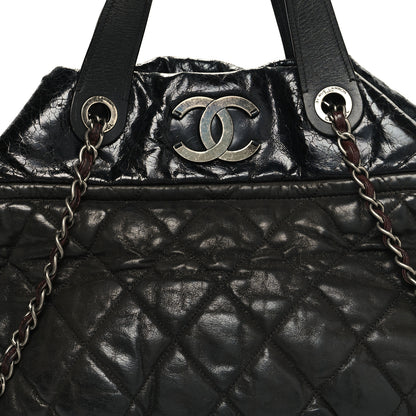 Chanel Iridescent Calfskin Small In The Mix Tote Black 8 of 12