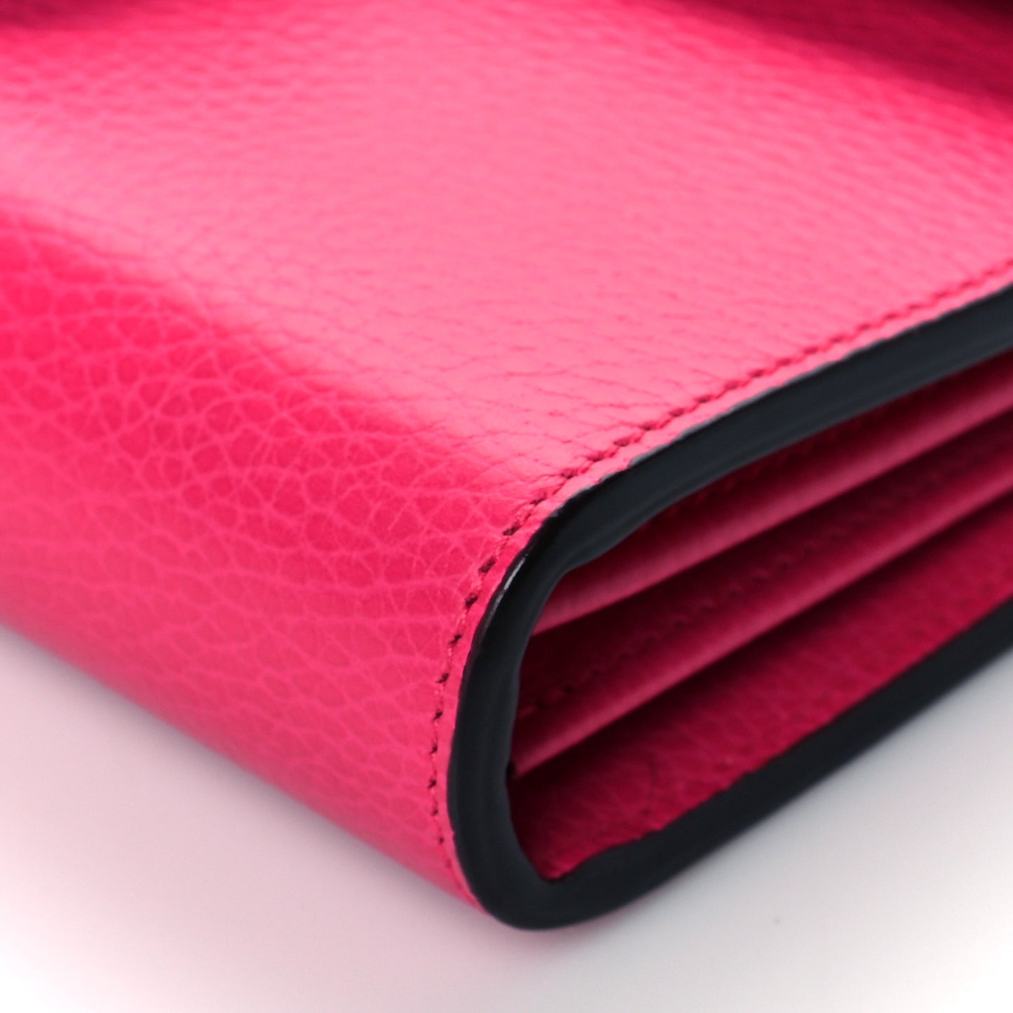 Dollar Calfskin Crystal Mini Dionysus Chain Wallet Box Pink