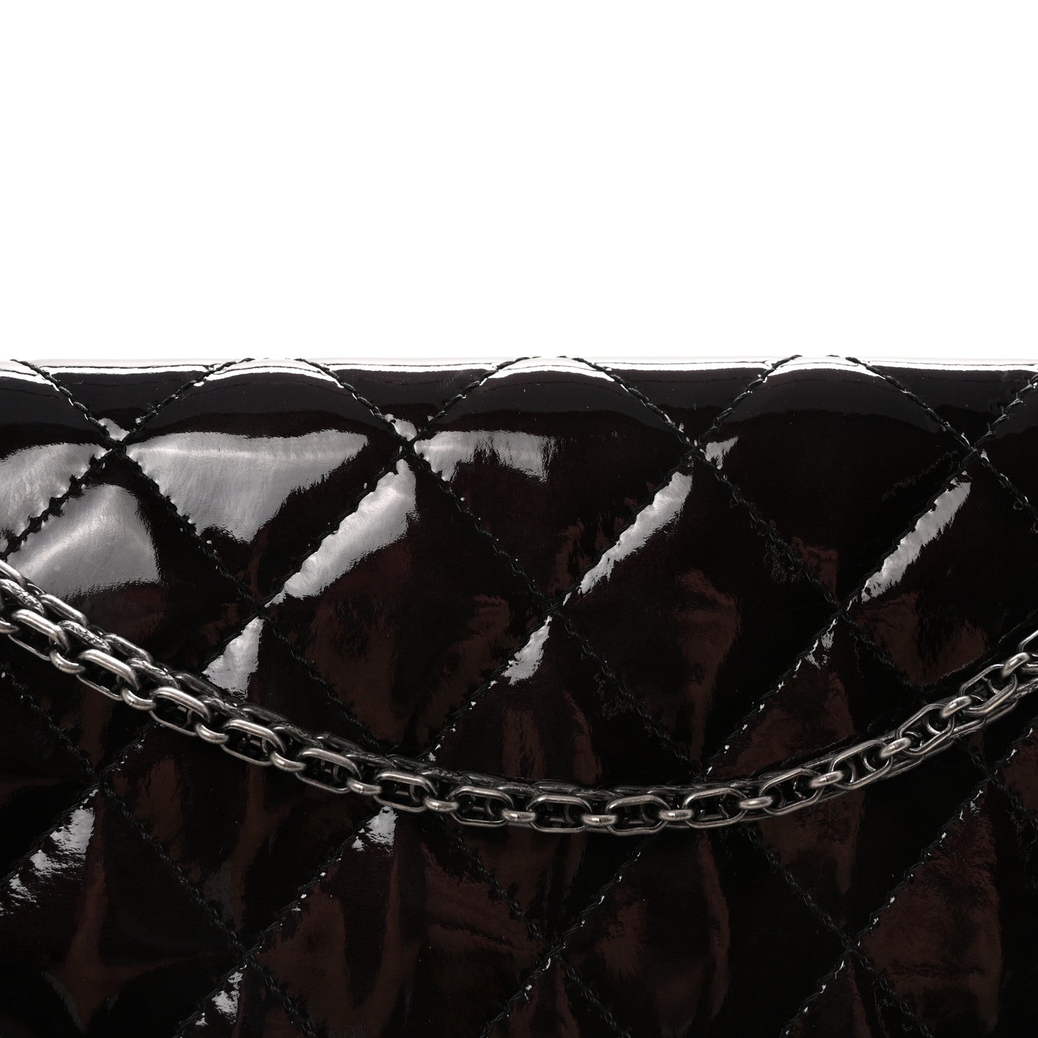 Chanel Patent Quilted 2.55 Reissue 227 Flap Prune 8 of 11