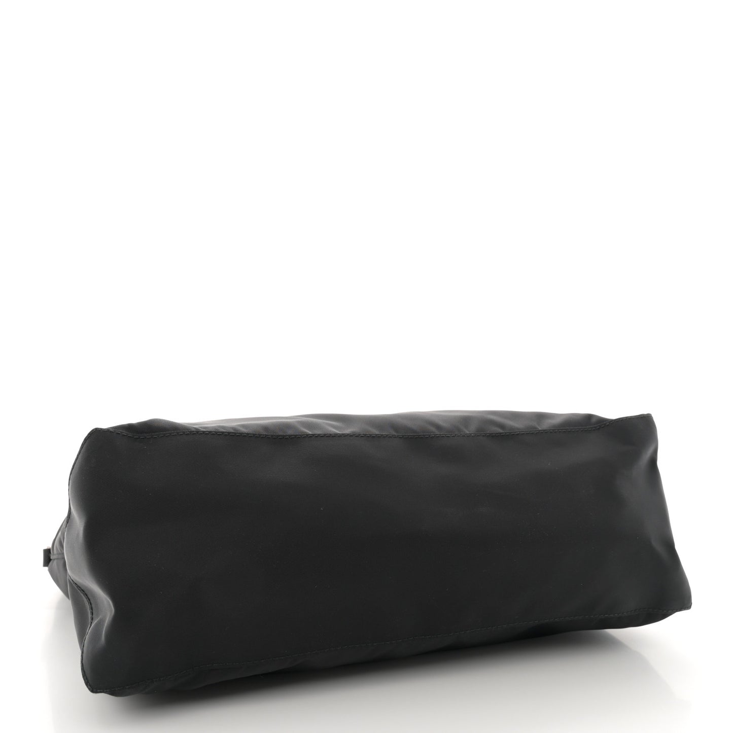 Nylon Vela East West Shopper Tote Black