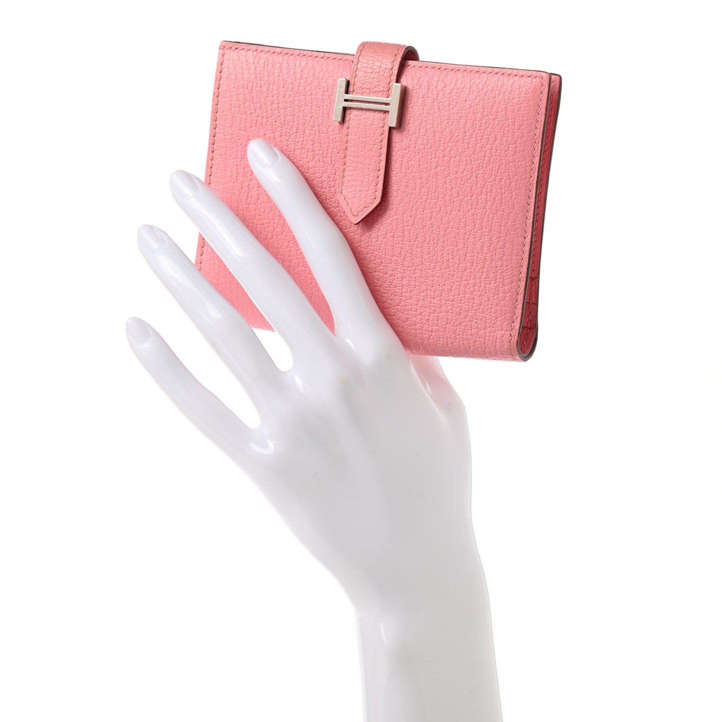 Chevre Mysore Bearn Compact Wallet Rose Confetti