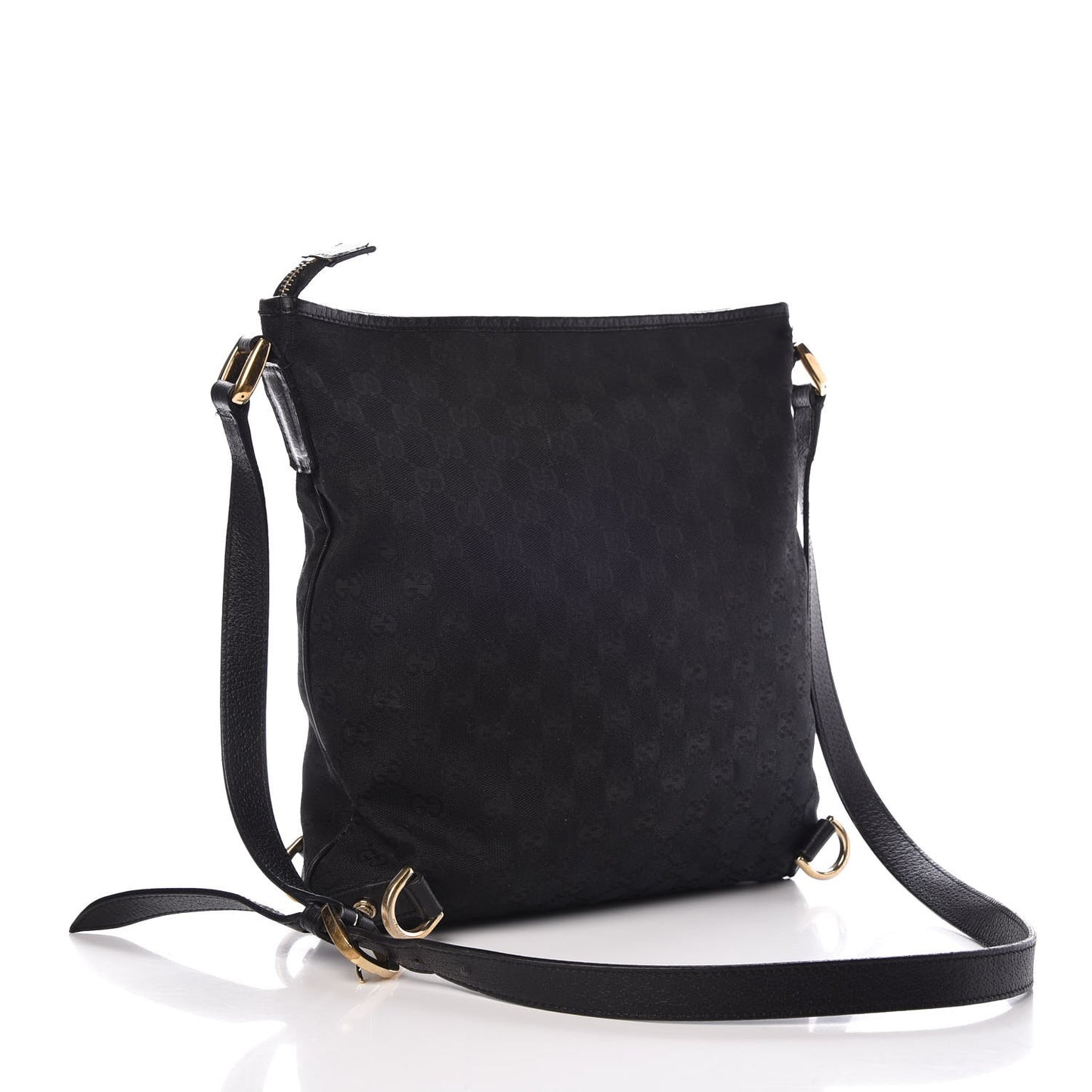 Monogram Abbey Messenger Bag Black