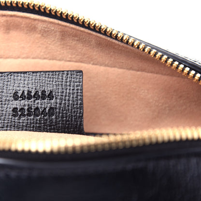 Gucci Textured Calfskin Small Horsebit 1955 Shoulder Bag Black 7 of 11