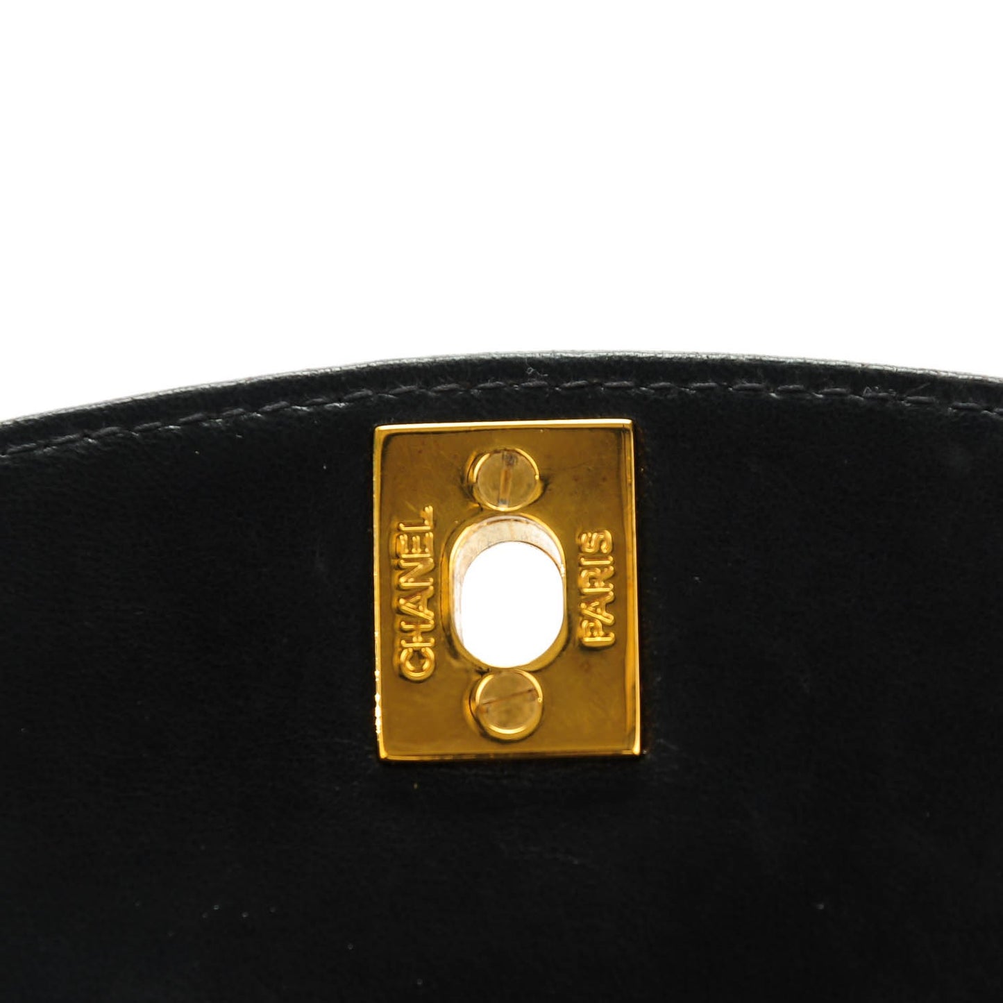 Lambskin Quilted Small Single Flap Black