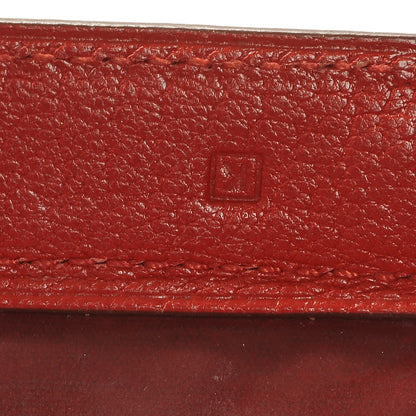 Hermes Chevre Mysore Karo GM Rouge Garance 7 of 8