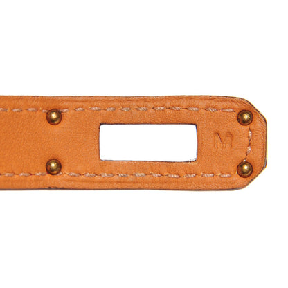 Hermes Epsom Kelly Double Tour Bracelet M Rouge Casaque 6 of 8