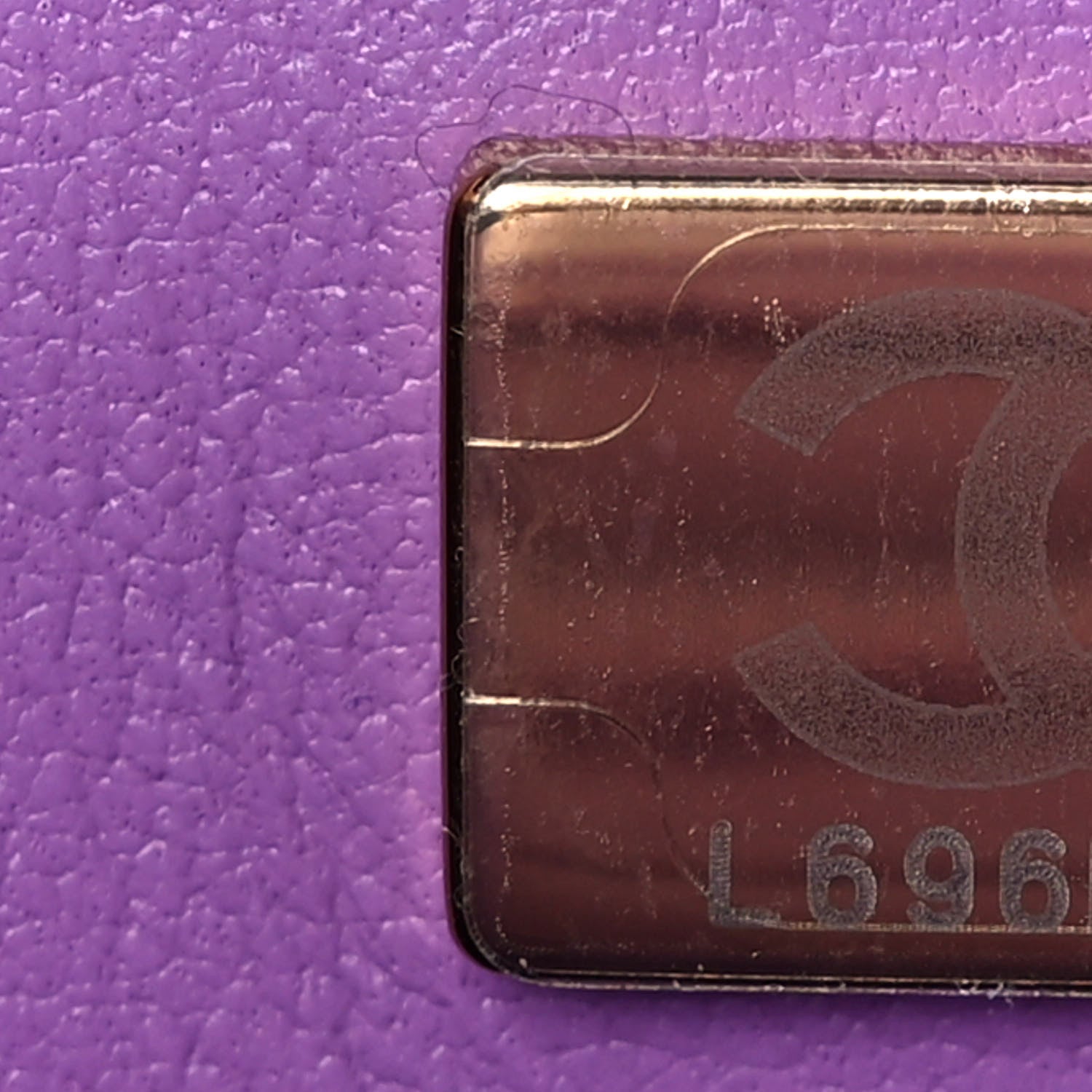 Chanel Lambskin Quilted Mini Rectangular Flap Purple 7 of 12