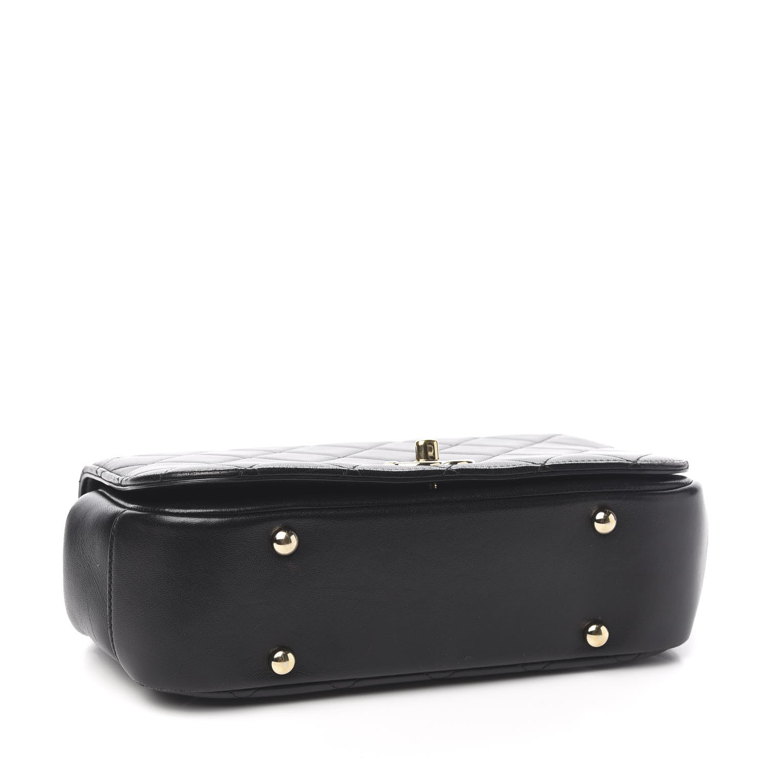 Chanel Lambskin Small Carry Chic Flap Black 3 of 9