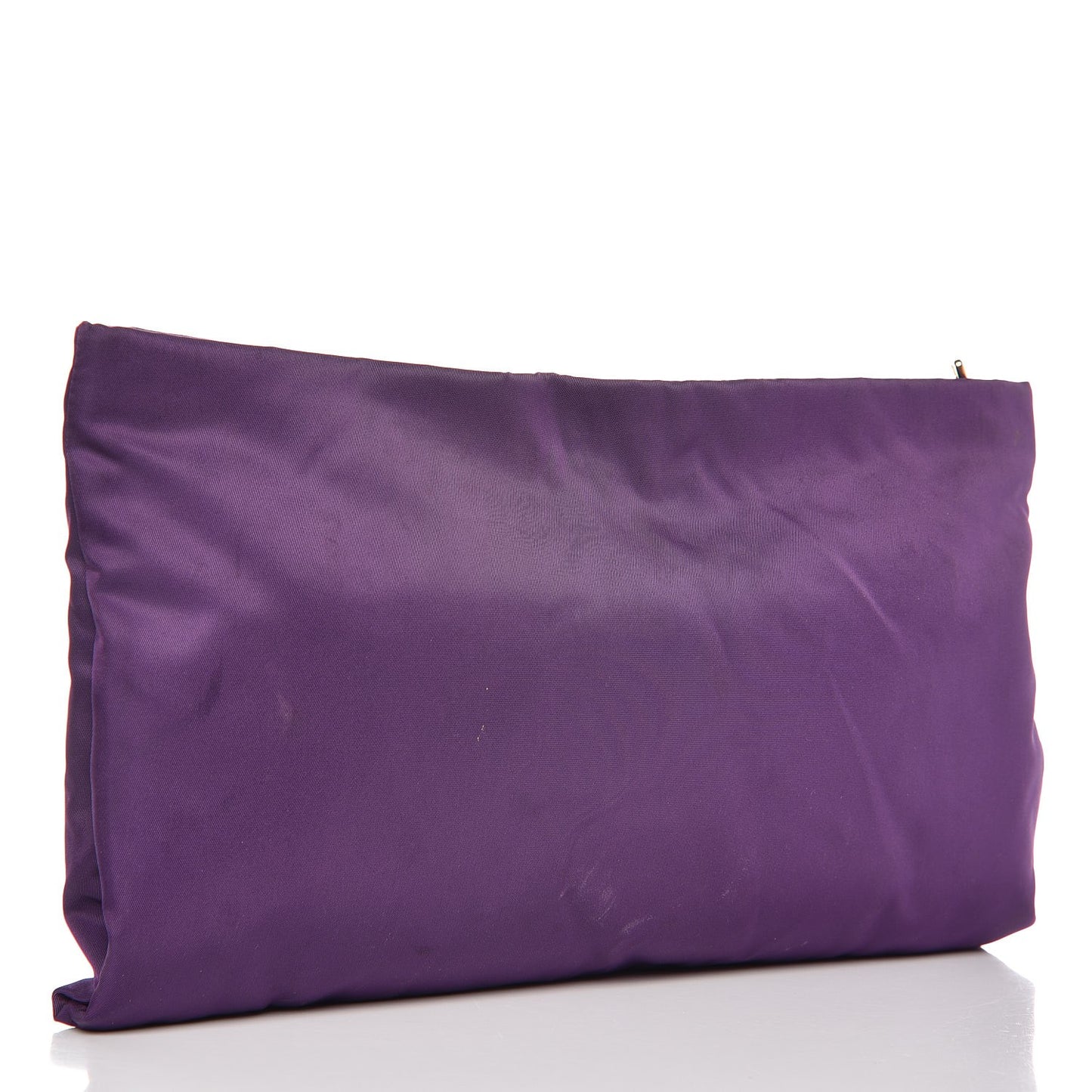 Tessuto Nylon Pietre Jeweled Clutch Anemone
