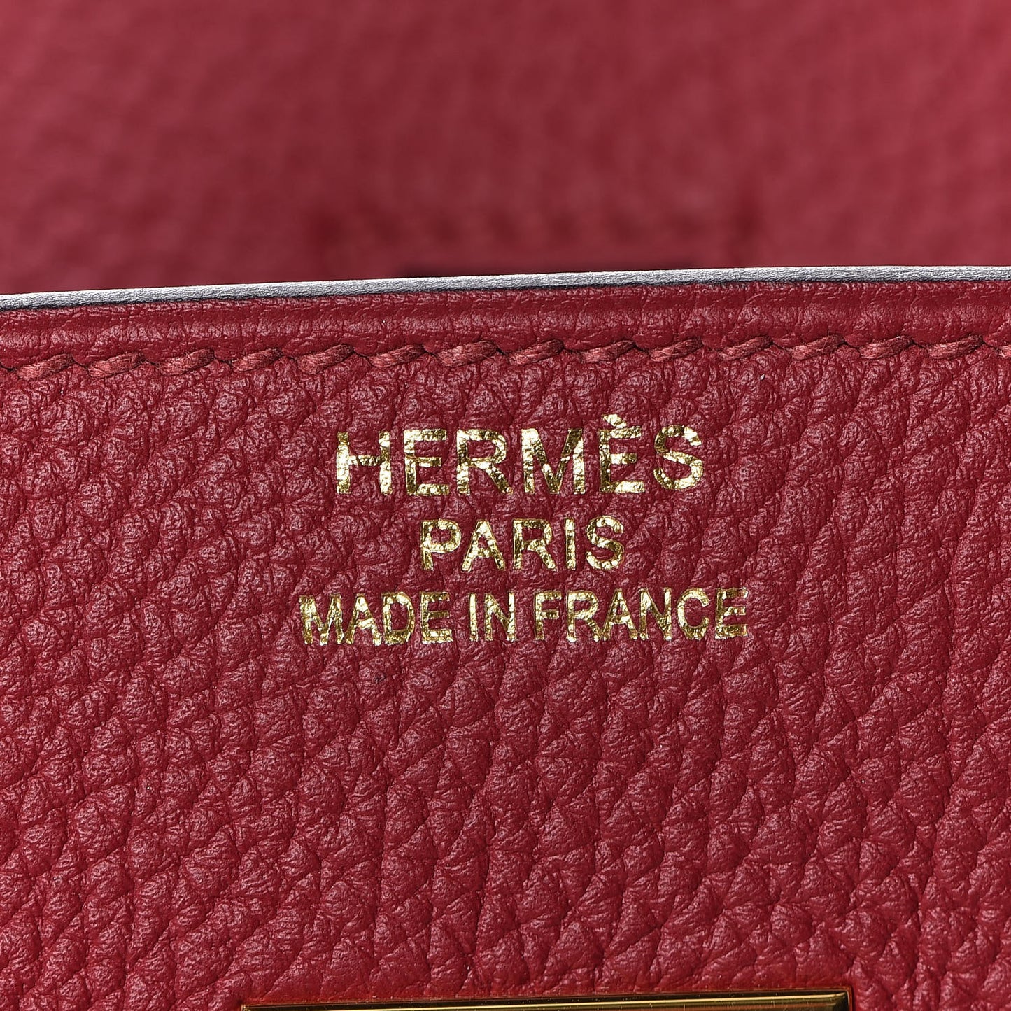 Togo Birkin 35 Rouge Grenat